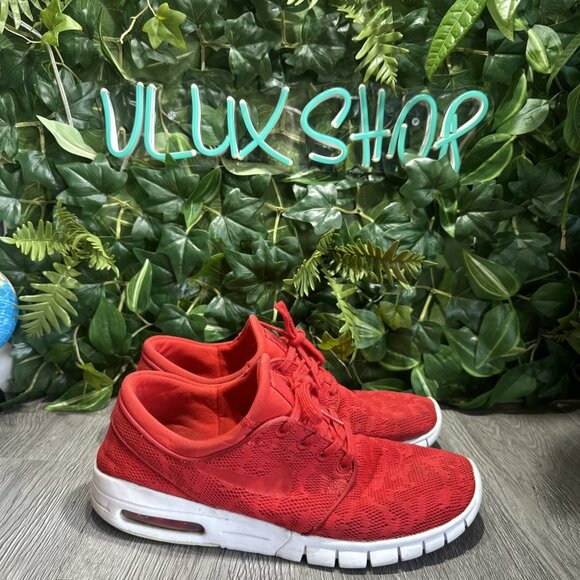 Nike SB Stefan Janoski Max University Red 631303-662 Mens 10 - Picture 1 of 9